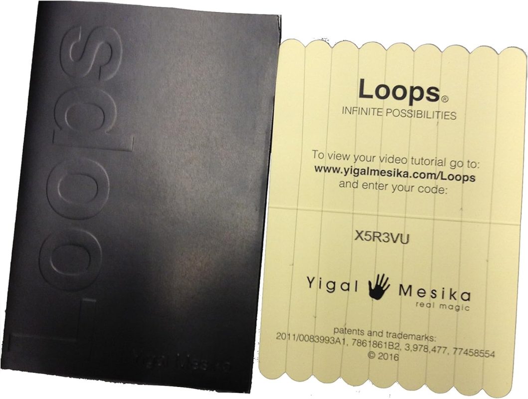 (1 Pack) - Loops - Magic Trick - Includes Five Loops and Detailed Instructions