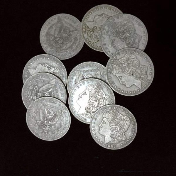 10 Palming Coins (Morgan Dollar Version) Palming Coins/10 pcs Palming Coins(Morgan Dollar Version) Palming Coins - Magic Trick, Party Trick, Magic Trick, Magic Kits
