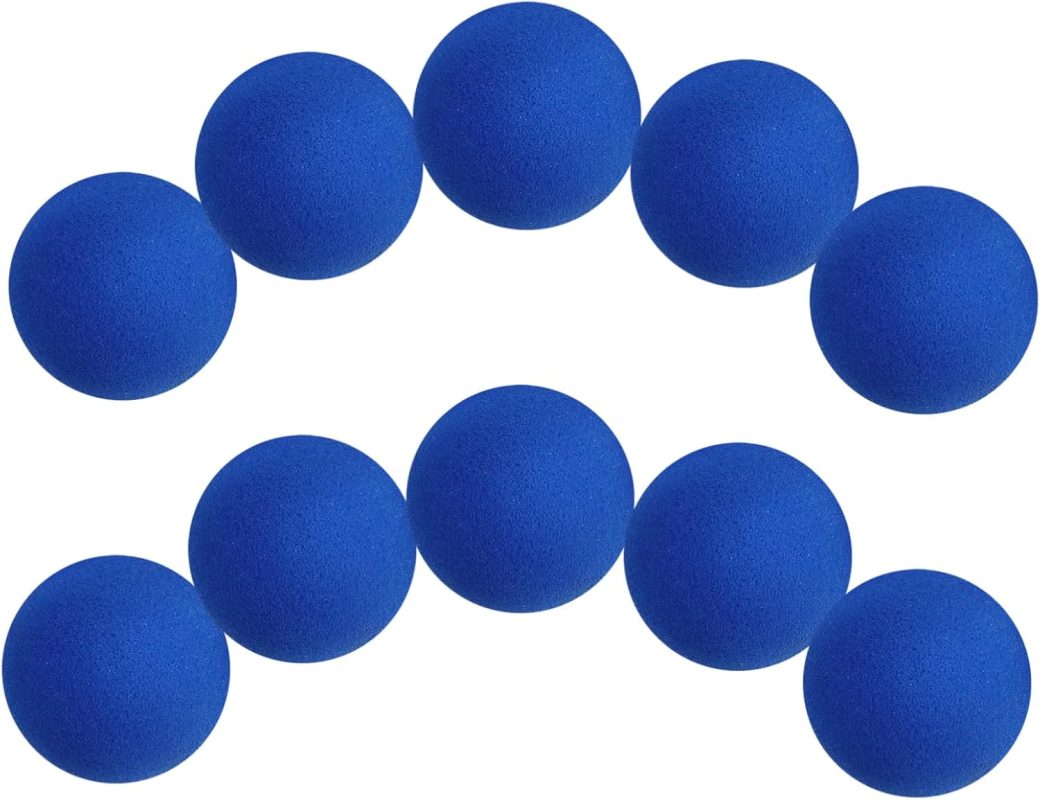 10 Pieces Magic Sponge Ball Tricks Accessories DIY Party Accessories Wizard Trick Accessories Festive Sponge Balls Round Shape Blue ifundom