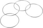 10cm 4 Chain Chinese Ring Fence Magic Trick Accessories Close Up Magic Classic Toys