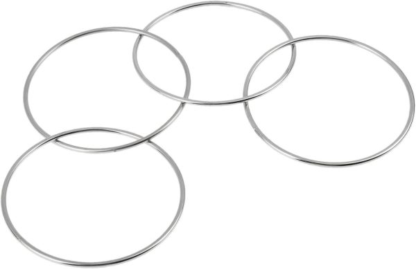 10cm 4 Chain Chinese Ring Fence Magic Trick Accessories Close Up Magic Classic Toys
