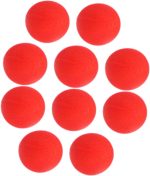 10pcs Red Sponge Balls for Magic Tricks Party Accessories and Fun Surprises Performances for Events like Weddings and Graduations