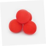 10piezas Bola De Esponja Mágica Roja Bolas De Esponja Suaves De Accesorios Clásicos para Trucos Interactivos Fiestas Suministros para Magos - Imagen 2