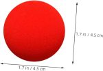 12 Pieces Magic Sponge Ball Round Shape Sponge Ball Interactive Trick Accessories Party Sponge Balls DIY Trick Accessories Toy Trick Red - Imagen 2