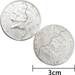 Bottle Coin Folding Coin Close Up Magic Magic Coin Props for Close Up Magic Show Magic Trick with Folding Coins - Imagen 7