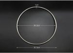 Set of 4 Large Size Magnetic Rings (Diameter 30cm, Stainless Steel) Magic Tricks, Stage Illusions, Wizard Tricks, Magic Tricks, Magic Fun - Imagen 4