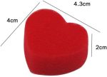 Pack of 10 Pieces Sponge, Hearts, Magic Tricks, Red Sponge Ball, Magic Accessories, Illusions, Romantic Tricks, Easy Magic Tricks - Imagen 3