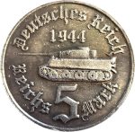Hand Carved Germany Coin - SecWorldWar Commemorative Antique German Coin - European Brand & KaiKBax Bag - Imagen 4