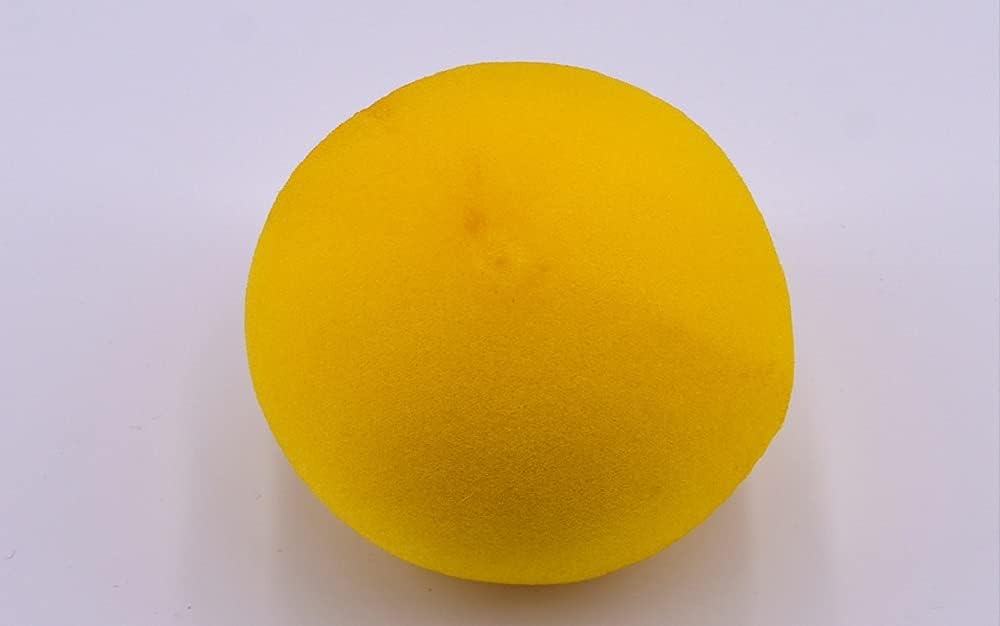 SUMAG Magic Tricks 10 Sponge Balls (10 cm, Red/Blue/Yellow Available) Close-up to Show Appearance/Disappear Magic Stage Illusion Trick (Yellow)