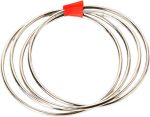 Chinese Binding Rings, Set of 4 Heavy Duty Binding Rings for Party Shows |Educational Professional Stage Magic Trick, Creative Link Ring, Magic Tricks Pair - Imagen 5