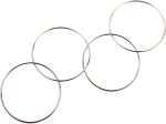 Chinese Binding Rings, Set of 4 Heavy Duty Binding Rings for Party Shows |Educational Professional Stage Magic Trick, Creative Link Ring, Magic Tricks Pair - Imagen 6