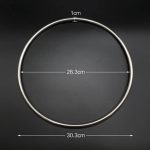 Set of 8 Magnetic Link Rings - Large Size (Diameter 30cm, Stainless Steel) Magic Tricks Illusions Scenarios Tricks Tricks Fun - Imagen 3
