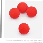 10pcs Red Sponge Balls for Magic Tricks Party Accessories and Fun Surprises Performances for Events like Weddings and Graduations - Imagen 5
