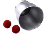 Enjoyer Chop Cup Magic Tricks Aluminum Cup and Balls Close Up Stage Magic Mentalism Magnetic Trick - Imagen 4