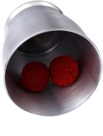 Enjoyer Chop Cup Magic Tricks Aluminum Cup and Balls Close Up Stage Magic Mentalism Magnetic Trick - Imagen 5