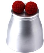Enjoyer Chop Cup Magic Tricks Aluminum Cup and Balls Close Up Stage Magic Mentalism Magnetic Trick - Imagen 6