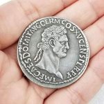 Moneda Conmemorativa Romana Antigua, dólar de Plata, Adornos Antiguos, Moneda Coleccionable - Imagen 5