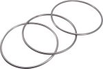 3pcs Chinese Metal Rings Magic Tricks for Magicians Magic Accessories - Imagen 3