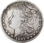 1897 American Morgan Commemorative Coin Antique Silver Dollar Gift Collectible Coin - Imagen 5
