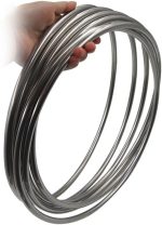 Set of 6 Chinese Link Rings Magnetic Clasp 30cm Chrome Magic Tricks Stage Illusions Mentalism Tricks Magic Ring - Imagen 3