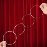 Gomice Magic Rings, Set Rings Union 4 Pieces Accessories for Magicians – Professional Educational Stage Magic, Creative Link Ring, Magic Tricks - Imagen 3