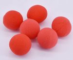 50pcs 2" Red Magic Sponge Balls Super Soft Magic Ball Close-Up Magic Show Trick Props - Imagen 4