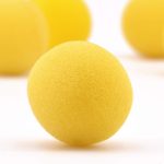 10 bolas de esponja de 4 pulgadas, trucos mágicos para aparecer/desaparecer, truco mágico de ilusión de escenario (amarillo) - Imagen 3