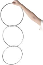 Doowops - 12" Chinese Metal Ring Set of 3, Metal Rings Set of 3, Professional Scene, Classic Party Magic, 3 Rings - Imagen 4