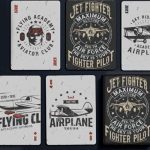 SOLOMAGIA Jet Fighter Playing Cards - Imagen 3