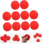 10piezas Bolas De Esponja Rojas para Trucos Clásicos Callejeros Accesorios De Actuación Suministros De Mago Juguete De Truco para Shows De - Imagen 4