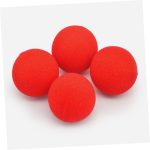 10piezas Bolas De Esponja Rojas para Trucos Clásicos Callejeros Accesorios De Actuación Suministros De Mago Juguete De Truco para Shows De - Imagen 9