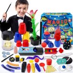 Heyzeibo Magic Game - 60+ Magic Tricks for Kids, Kids Magic Game with Magic Wand and Instructions, Ideal Gift for Kids, Girls, Toddlers, Beginners