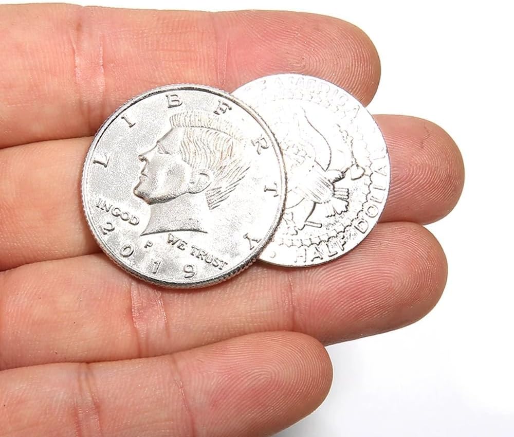 Generic 1 Special Butterfly Magnetic Coin Magic Trick Accessory for Stage and Street Magic, Ages 6+, Includes 1 Trick and Online Tutorial - Imagen 4