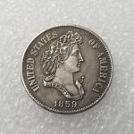 1859 Ancient Freedom Morgan 1/2 Dollars - Great American Coin - Old Coins - Uncirculated USA Commemorative Coins - Imagen 4