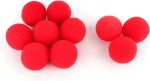 Eacam 10pcs Red Sponge Softball Magic Ball for Close-Up Street Comedy Trick Accessories Toys Classic Magic Accessory with Big Magic Show - Imagen 4