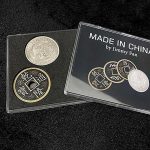 ZQION Made in China Magic Tricks Silver Brass Coin Appear Vanish Transform Gimmicks Mgaic Close Up Stage Illusions Props Mentalism