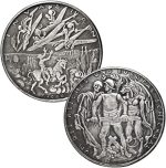 1944 World War II Commemorative Coin Silver Dollar Hunting Bombing Military Fans Collection Artistic Silver Coin - Imagen 5