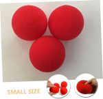 12 Pieces Magic Sponge Ball Round Shape Sponge Ball Interactive Trick Accessories Party Sponge Balls DIY Trick Accessories Toy Trick Red - Imagen 3