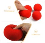 12 Pieces Magic Sponge Ball Round Shape Sponge Ball Interactive Trick Accessories Party Sponge Balls DIY Trick Accessories Toy Trick Red - Imagen 7