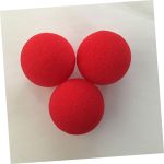 12 Pieces Magic Sponge Ball Round Shape Sponge Ball Interactive Trick Accessories Party Sponge Balls DIY Trick Accessories Toy Trick Red - Imagen 9