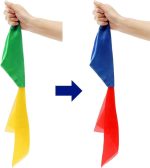Kids Magic Set Includes Fake Finger, Light Fingers, Silk Scarves, Coins, Rotation Screw, Ring and Chain, Magic Trick Accessories for Parties, Bars and Streets (6 Set) - Imagen 3