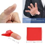 Kids Magic Set Includes Fake Finger, Light Fingers, Silk Scarves, Coins, Rotation Screw, Ring and Chain, Magic Trick Accessories for Parties, Bars and Streets (6 Set) - Imagen 4