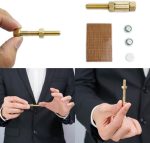 Kids Magic Set Includes Fake Finger, Light Fingers, Silk Scarves, Coins, Rotation Screw, Ring and Chain, Magic Trick Accessories for Parties, Bars and Streets (6 Set) - Imagen 6