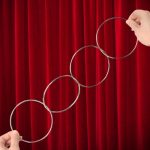 Magic Rings Set of 4, Magic Rings Set of 4, Magic Design, The Miracle of Chained Rings, Creative Connecting Ring, Wizard Accessories Connecting Ring Set, - Imagen 5