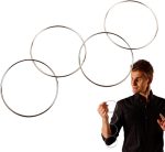Magic Rings Set of 4, Magic Rings Set of 4, Magic Design, The Miracle of Chained Rings, Creative Connecting Ring, Wizard Accessories Connecting Ring Set, - Imagen 6