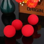 Soft Sponge Balls, Foam Ball Accessories Lightweight Sponge Balls 10 Pieces Red Sponge Balls for Tricks Accessories Classic Comedy Street Close Up - Imagen 7