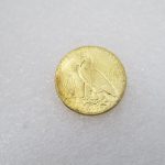 Antique Crafts 1916-S$5 Gold Indian Half Eagle Silver Dollar Coin - Imagen 2