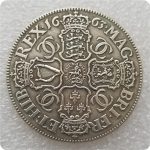 Antique Crafts Moneda Antigua de dólar de Plata británica 1663#2723 - Imagen 3