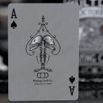 SOLOMAGIA FULTONS October Tombstone Grey Playing Cards - Imagen 3