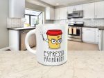 Taza personalizada espresso patronum, ideal para regalo amigos, cafe, te. - Imagen 2